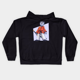 Karate cat Kids Hoodie